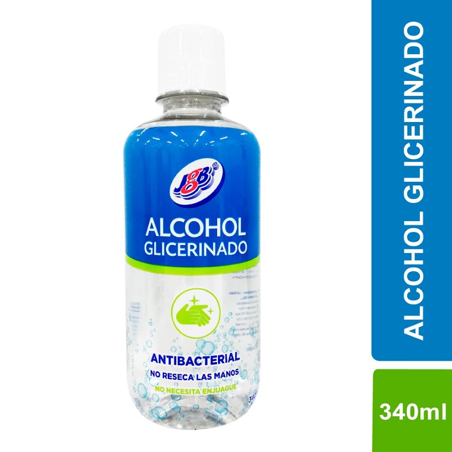 Alcohol Glicerinado JGB x 340Ml