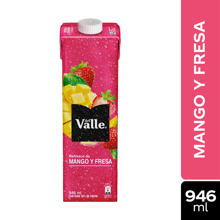 JUGO DEL VALLE FRUTAL MANGO Y FRESA X946ML
