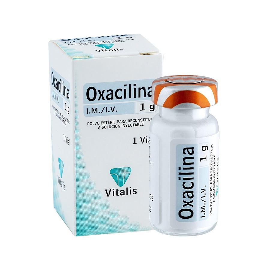 Oxacilina 1g - Solución Inyectable Caja x1 Ampolla