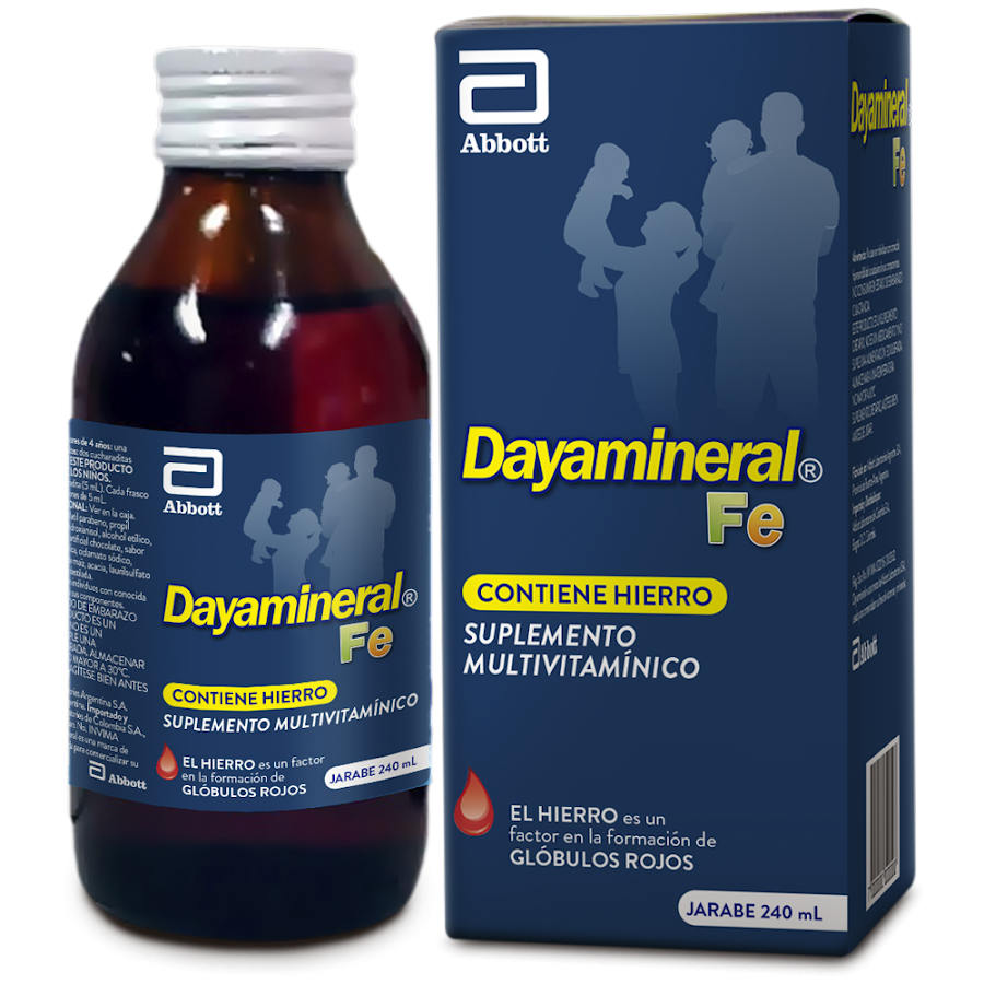 DAYAMINERAL E Jarabe Frasco x240ml. ABBOTT Multivitamínico