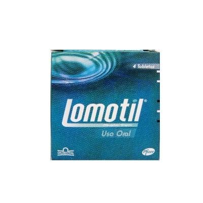 Fracción Lomotil 2.5Mg Tabletas X4Tab. Pfizer Difenoxilato Atropina