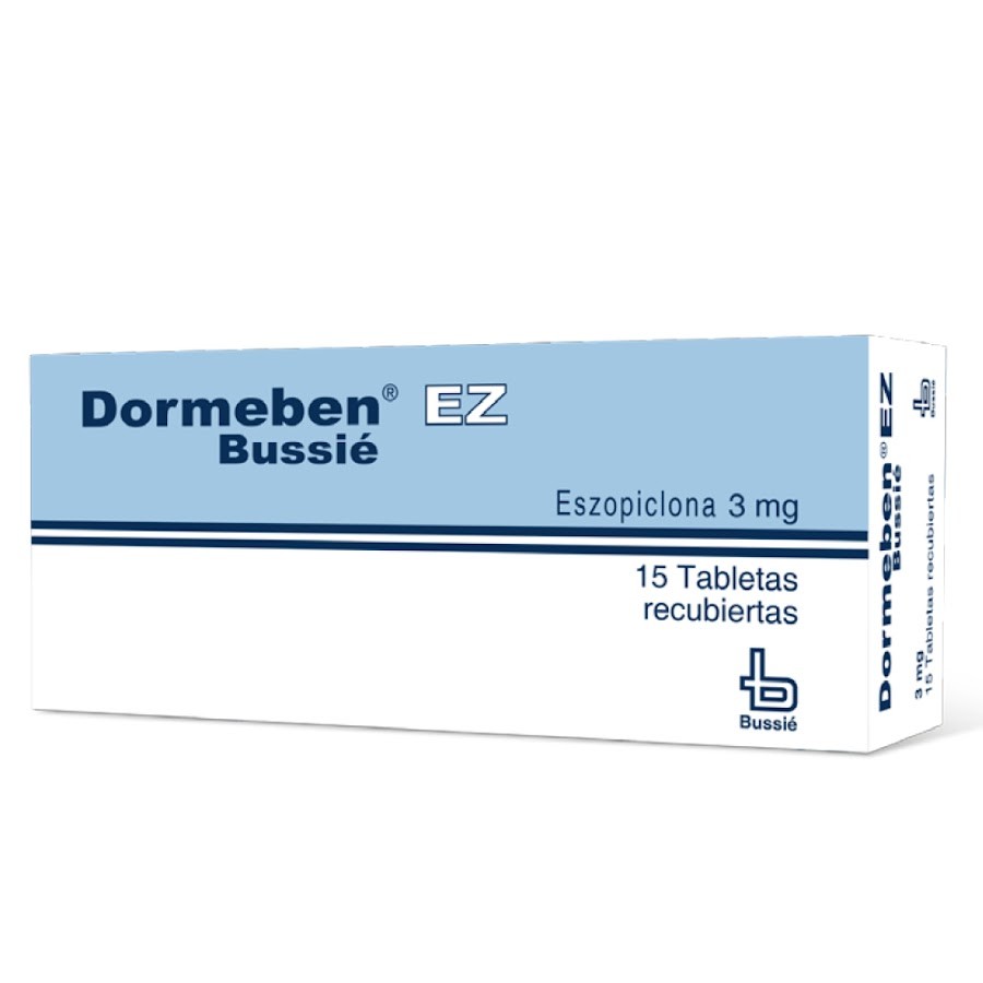 DORMEBEN EZ 3MG TABLETAS CAJA X15TAB. BUSSIÉ ESZOPICLONA