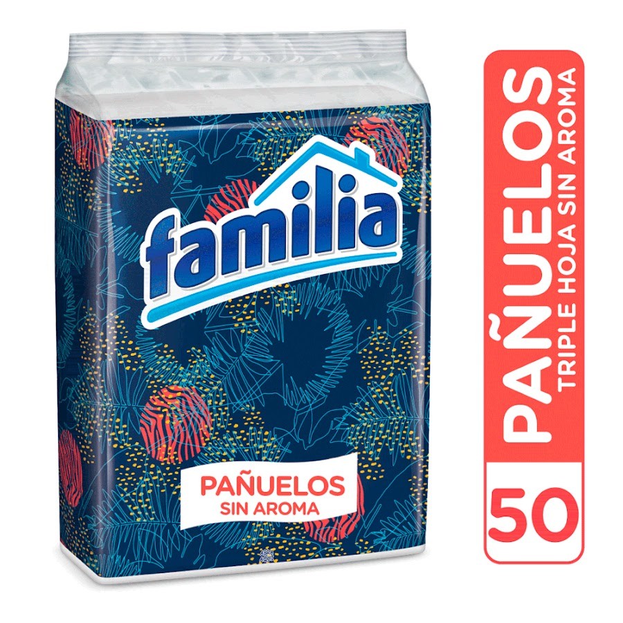 PAÑUELOS FAMILIA  TRIPLE HOJA X50UND