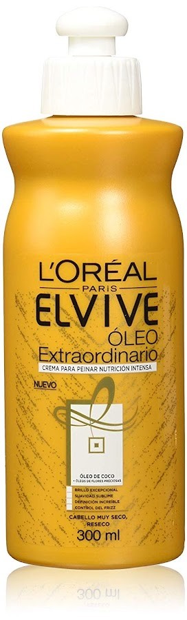 Crema De Peinar Loreal Elvive  Oleo Coco X300Ml