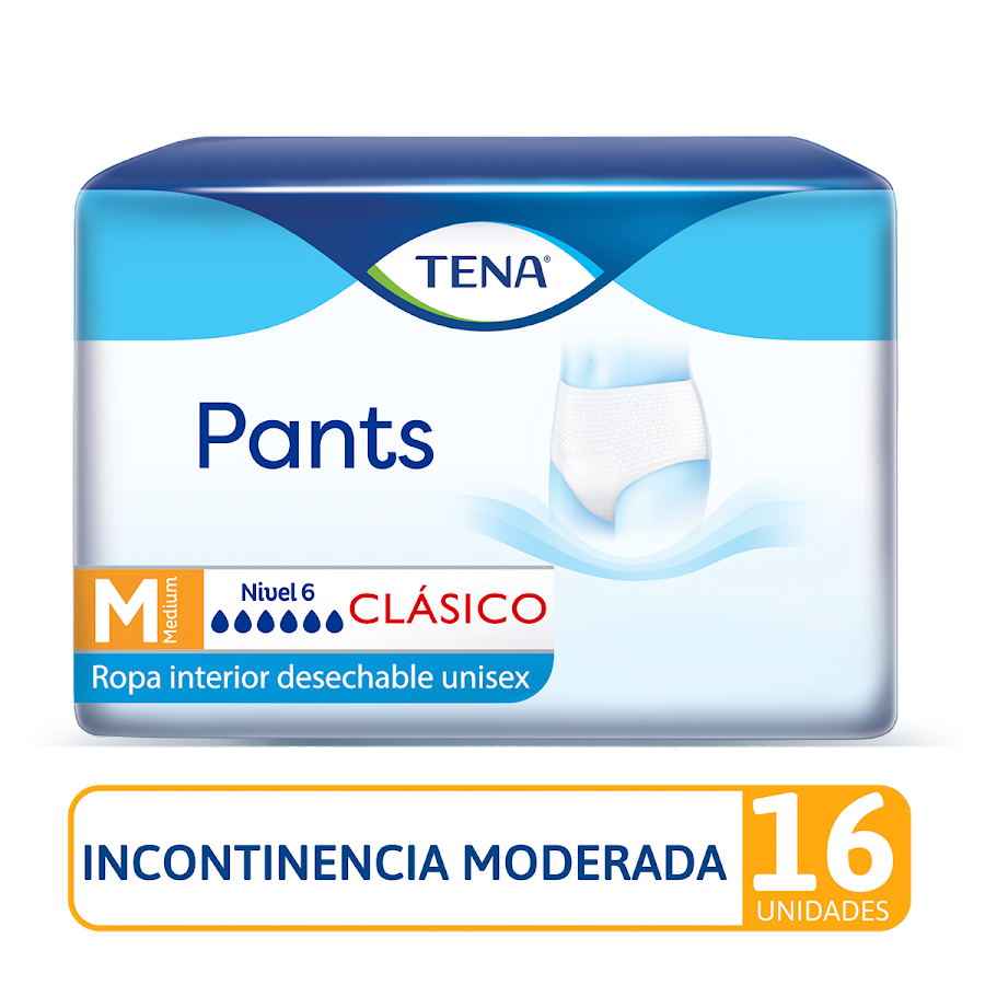 Ropa Interior Absorbente TENA Pants Clásico Mx16