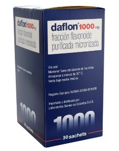 Daflon 1000mg Susp Oral x 30 sobres Servier Diosmina