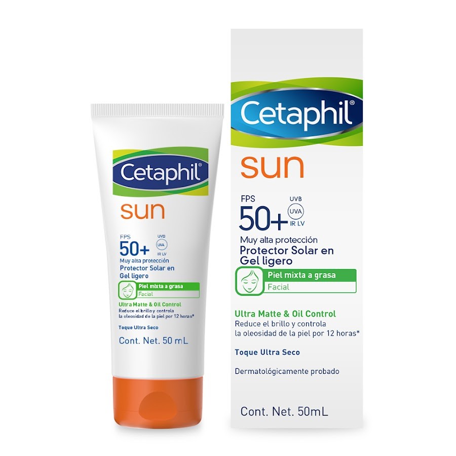 Protector Solar Cetaphil Sun Oil Control FPS 50+ UVA/UVB/IR x50ml