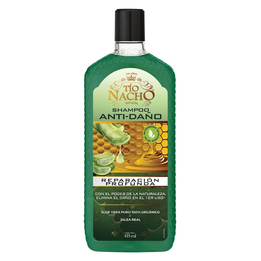 Shampoo Capilar Tío Nacho Aloe Vera 415 ML