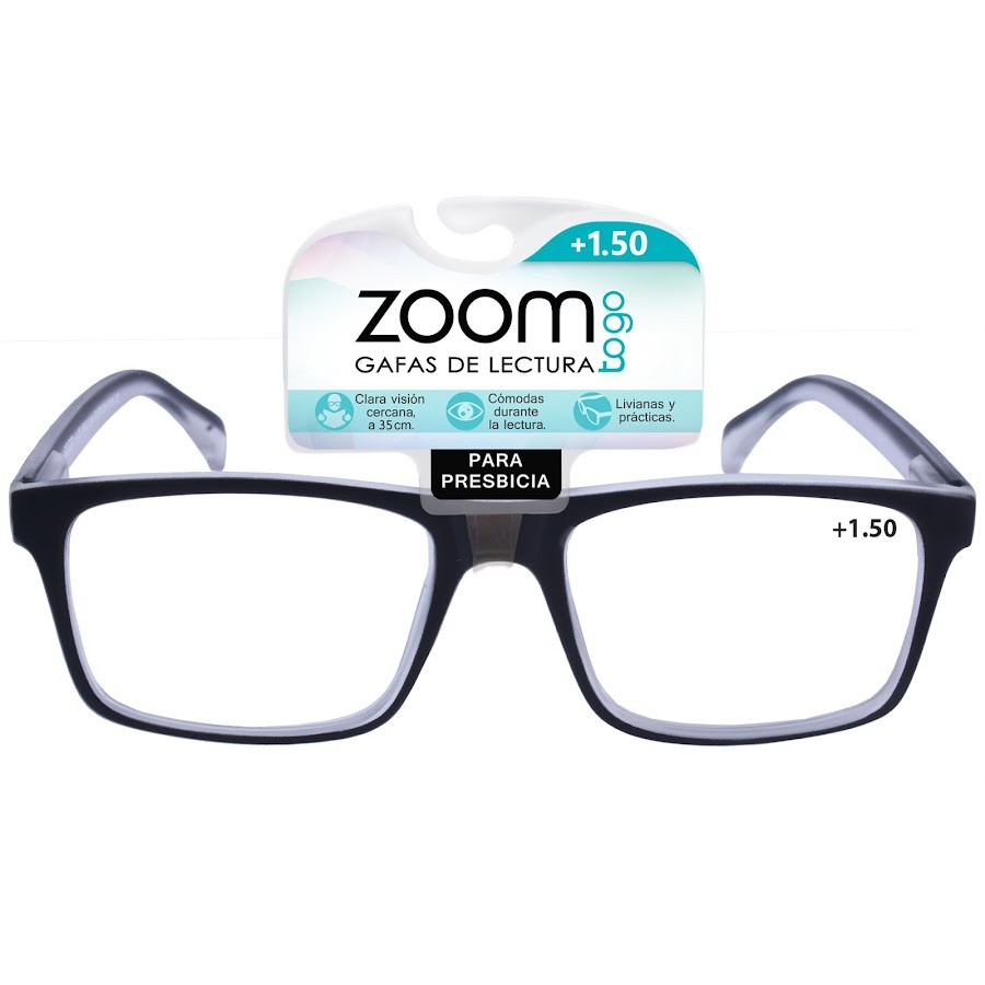 Gafas Zoom Togo Lectura Basic Metal 1 Aumento 1.50 X1 Und.