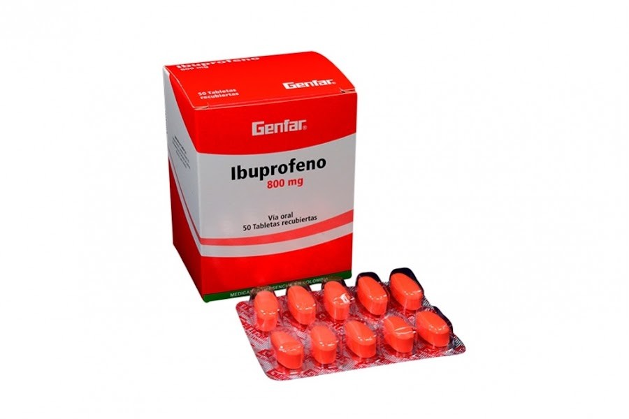 Fracción Ibuprofeno Genfar 800Mg Tabletas Caja X10Tab.