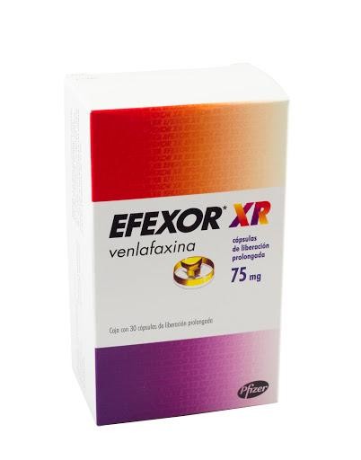 EFEXOR XR 75mg Cápsulas Caja x30Cap. PFIZER Venlafaxina
