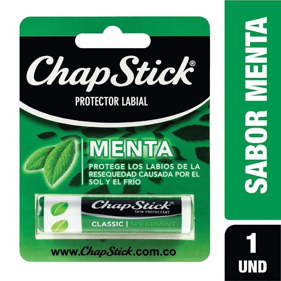 PROTECTOR LABIAL CHAPSTICK MENTA BARRA X4.2G