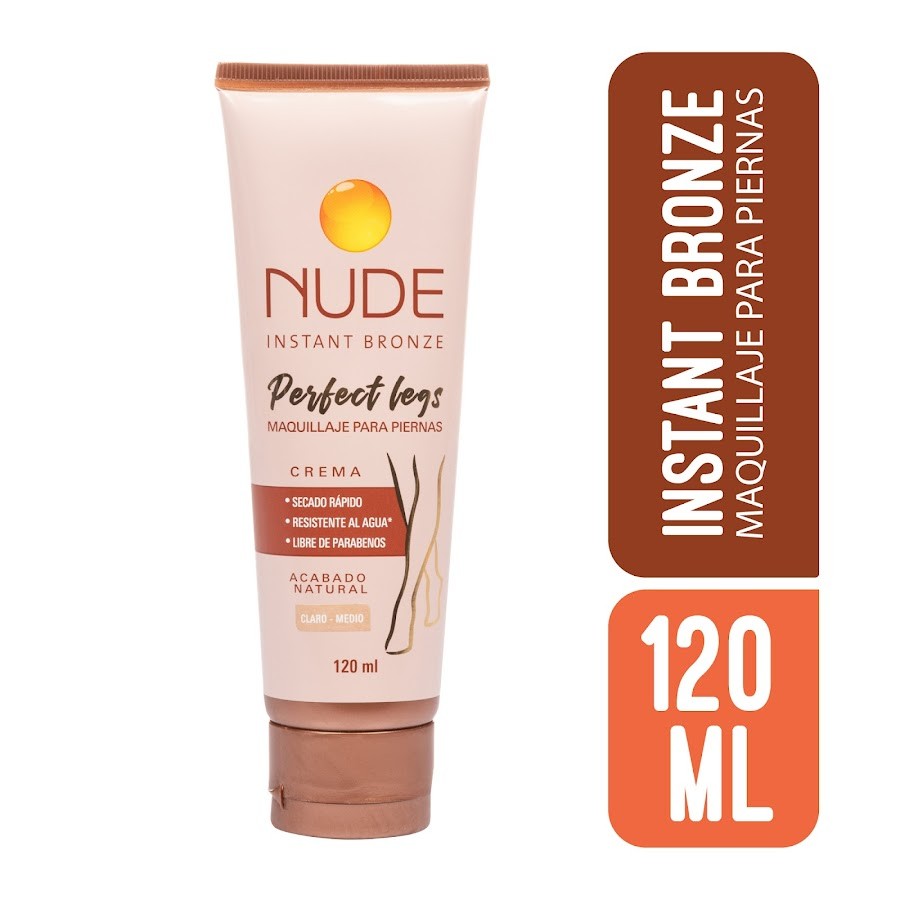 Crema Nude Bronceo Instantáneo Tono Claro Medio 120ML