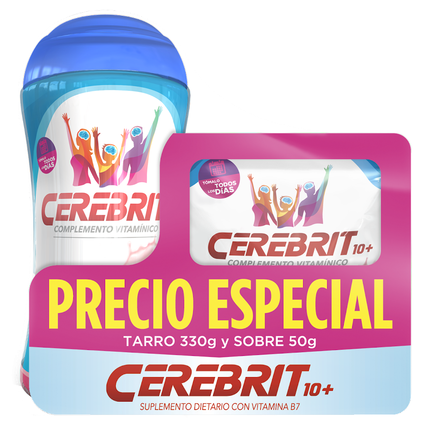 Oferta Cerebrit Fresa x 330Gr + Sobre x 50Gr