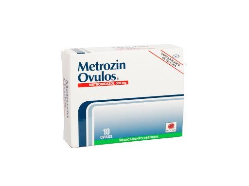 Metrozin Óvulos 500Mg. Óvulos Caja x10Ovu. Procaps Metronidazol