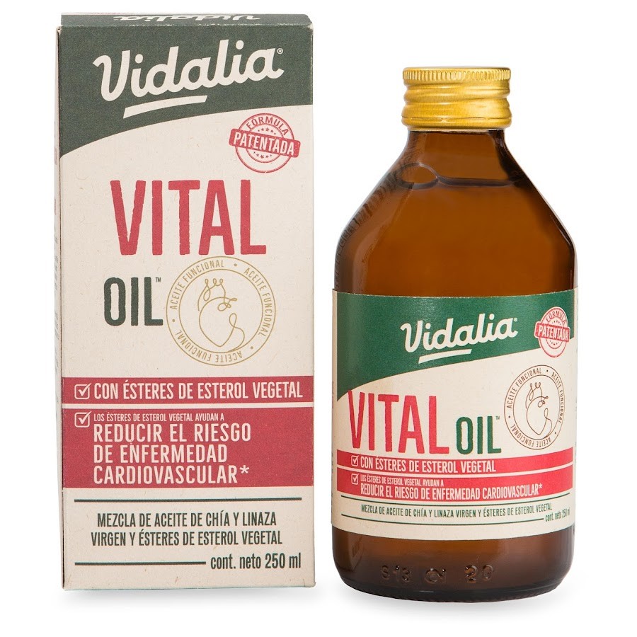 Vital Oil  Vidalia - Mezcla de Aceite de Chia y Linaza Frasco x250ml