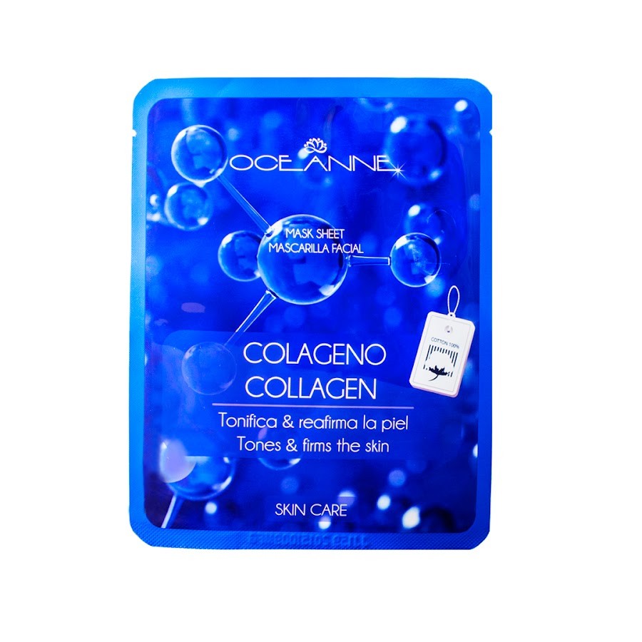 Mascarilla Oceanne Beauty Colageno Tonifica y Reafirma la Piel x 1Unidad