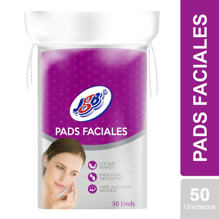 Pads Faciales Algodon JGB x 50Und