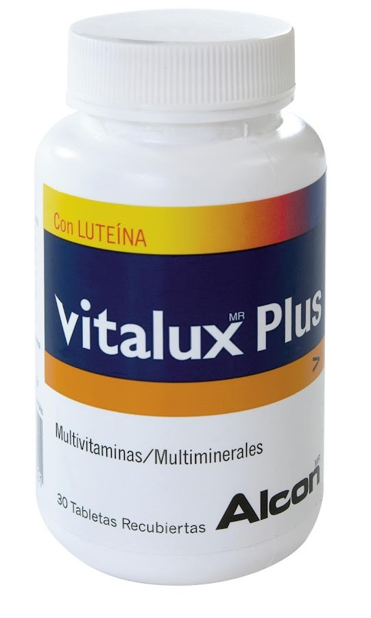 Vitalux Plus Tab.Frasco X30Tab. Novartis Vitaminas Asociadas Minerales