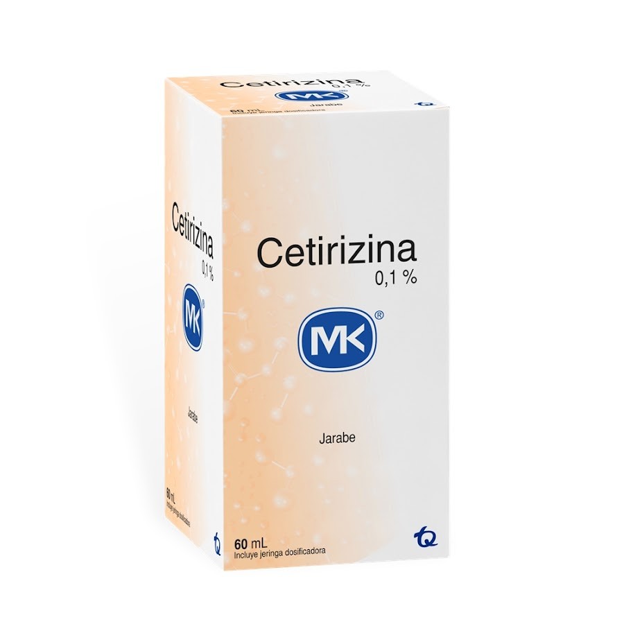 Cetirizina 0.1% Mk Jarabe x 60Ml