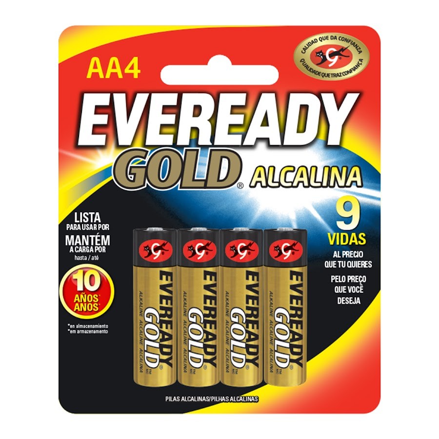 Pila EVEREADY Gold AA 4 x4Und.