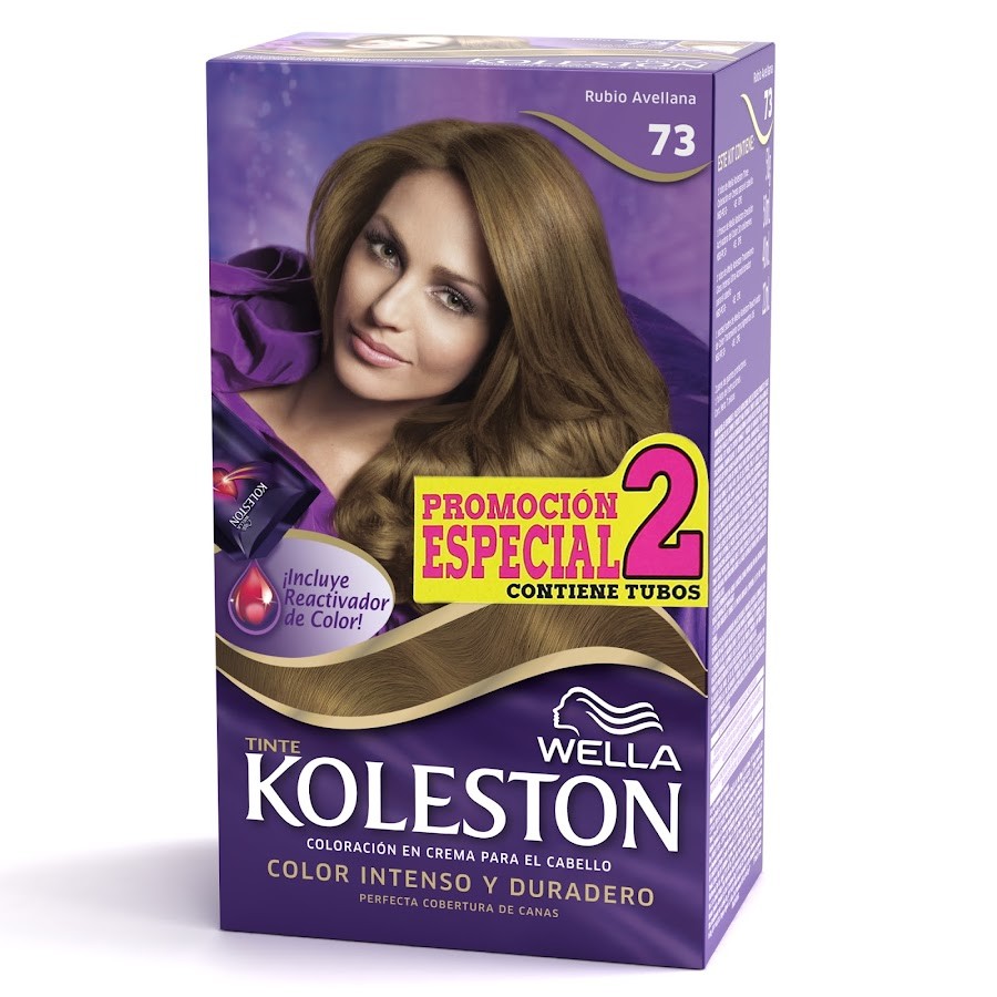Tinte Wella Koleston Rubio Avellana N°73 X 1Und Promocion Especial 2 T