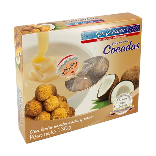 Cocadas Konfyt Caramelo con Leche 0% Azúcar x130G.