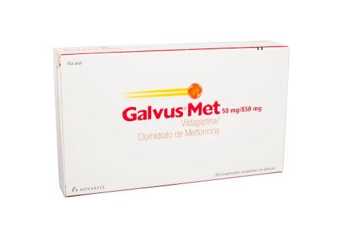 Galvus Met 50/850Mg Com.Caja x28Com. Novartis Vildagliptina Metformina