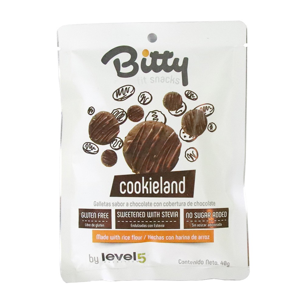 GALLETA DE CHOCOLATE BITTY * 40 GR