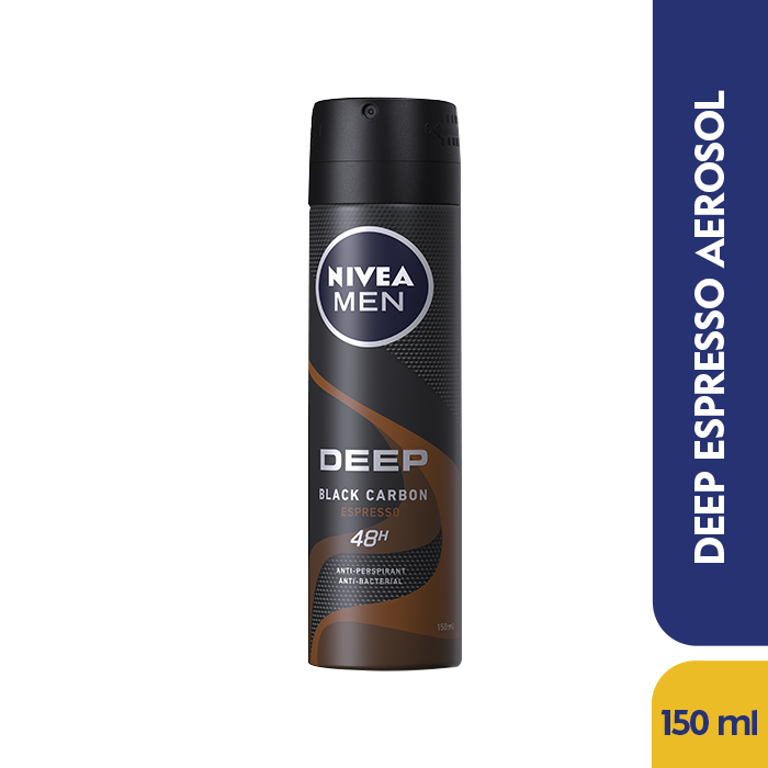 Desodorante Nivea Men Deep Black Carbon x 150Ml