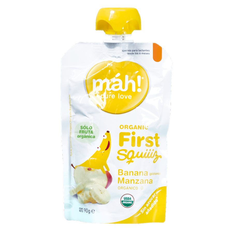 Compota Orgánica Máh Banana 90g