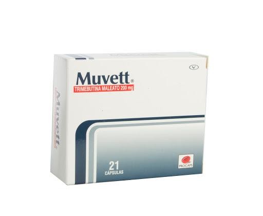 Muvett 200Mg Cápsulas Caja x21Cap. Procaps Trimebutina Maleato