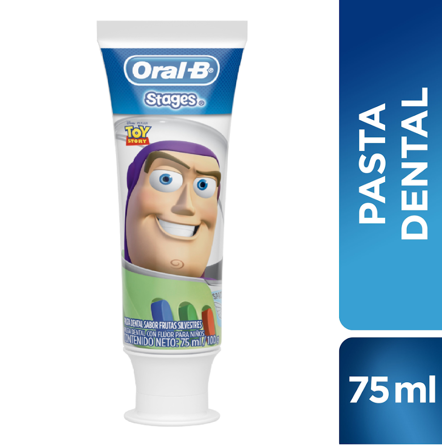Crema Dental ORAL-B Stages Frutas Silvestres Pasta Dental Niños x75Ml