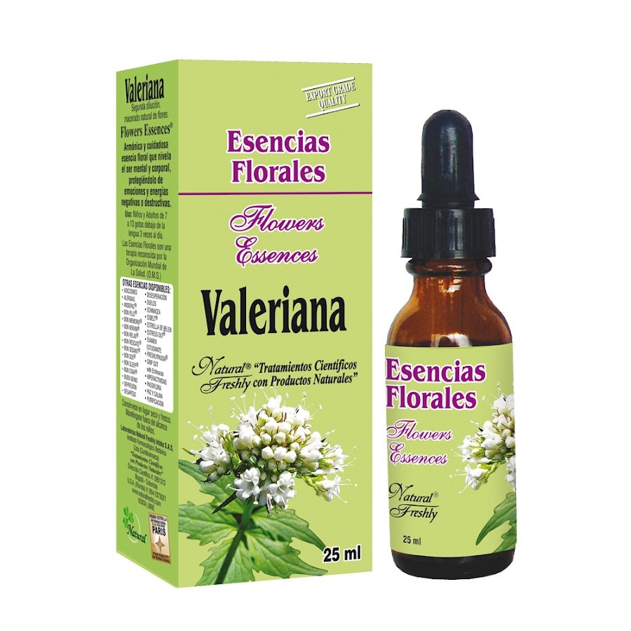 Valeriana Frasco x25Ml. Natural Freshly Esencias Florales