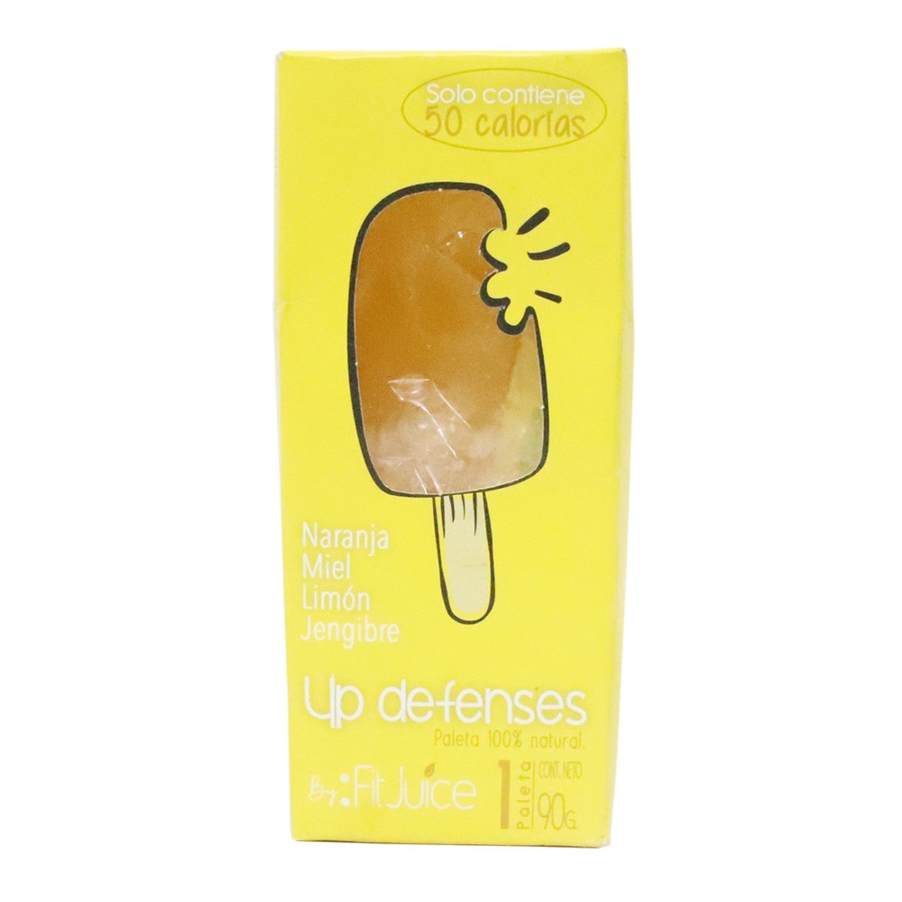 PALETA AMARILLA DEFENSES FIT JUICE*90GR