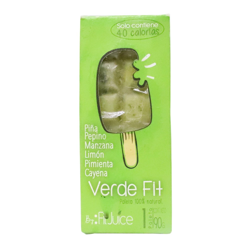 PALETA VERDE FIT JUICE x 90GR