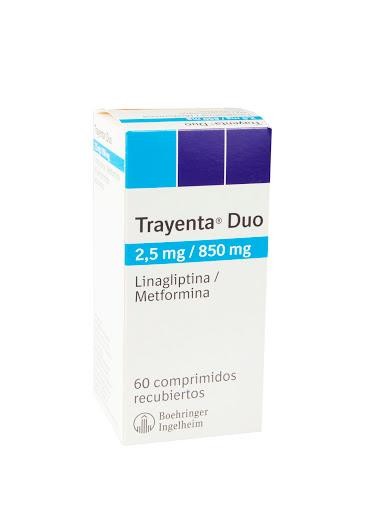 Trayenta Dúo 2.5/850Mg Caja X60Tab Boehringer Linagliptina Metformina
