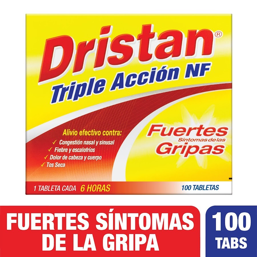 Solo Online Dristan Triple Accion Nf 2009M 100 Tab