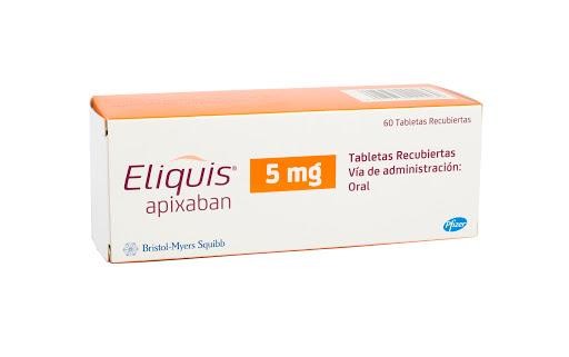 Eliquis 5Mg Tabletas Caja X60Tab Bristol Myers Apixaban