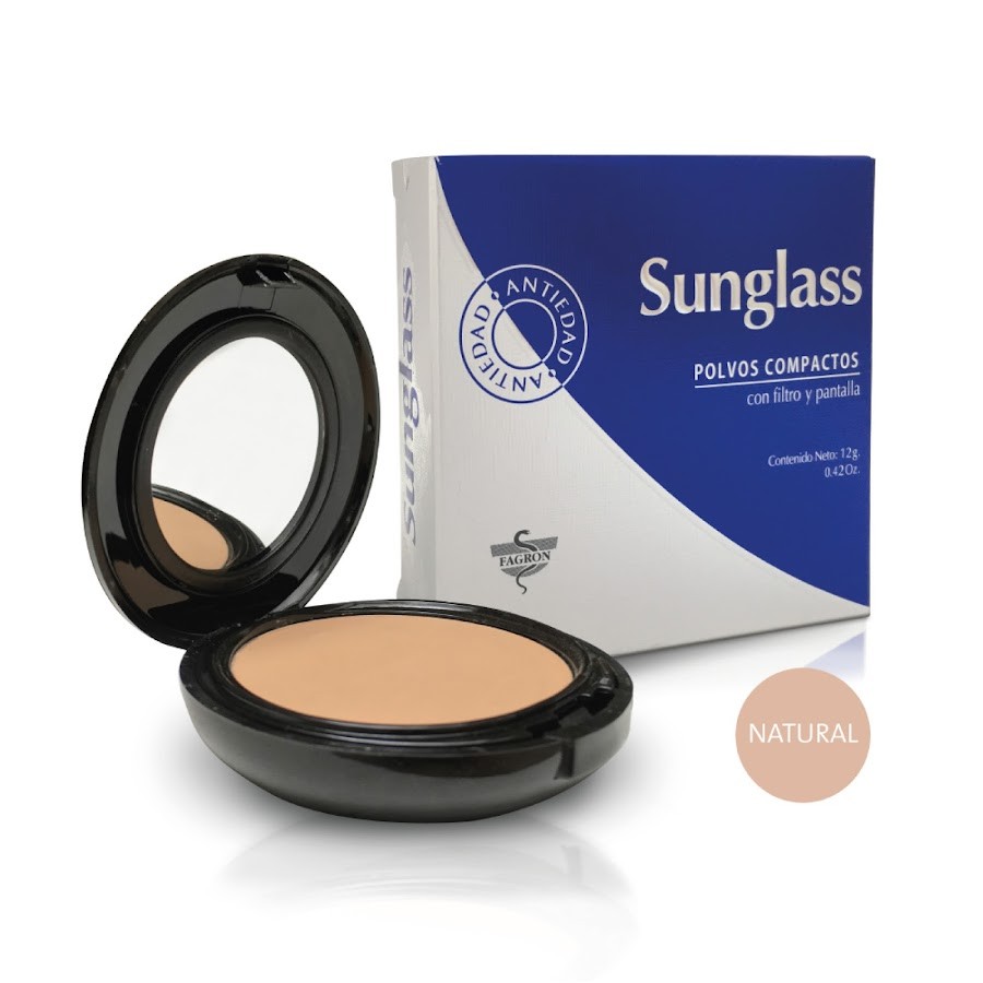 Polvo Compacto Sunglass Natural Estuche x 12 Gramos