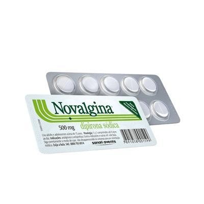 FRACCIÓN NOVALGINA 500MG TAB. BLÍSTER X10TAB. SANOFI DIPIRONA SÓDICA