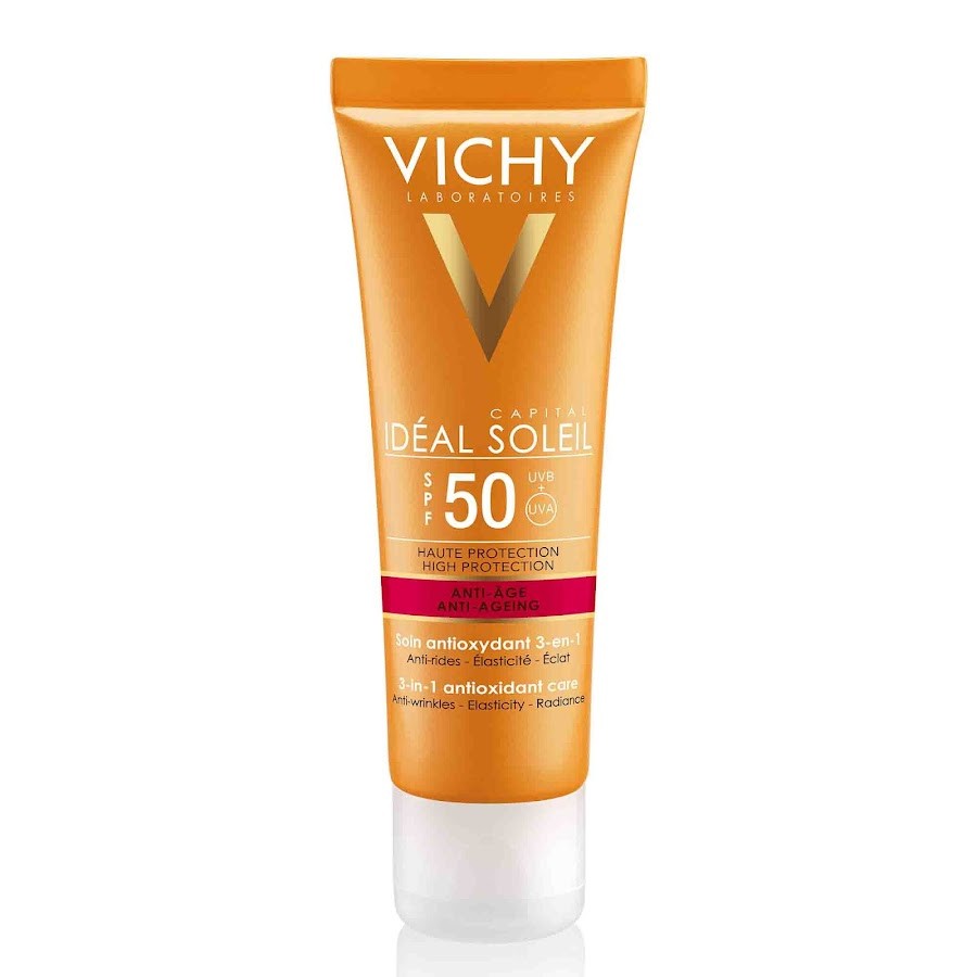 Bloqueador Vichy Ideal Soleil Antiedad SPF 50+ X 50ml