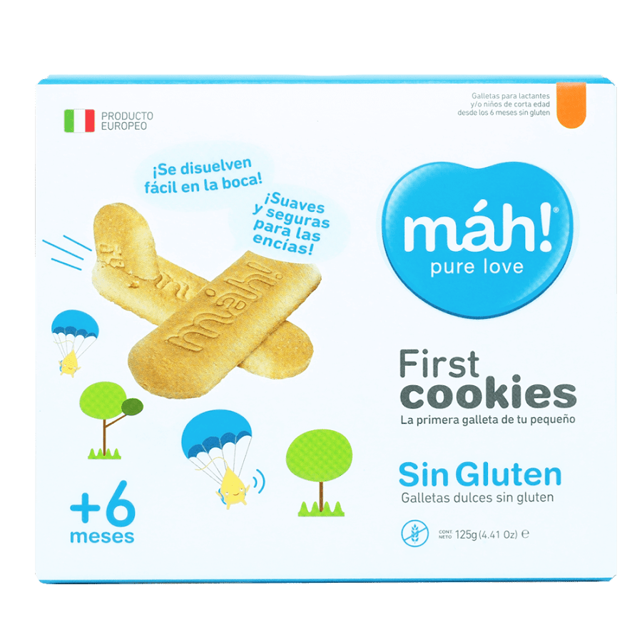 Galletas Mah Firts Cookies Sin Gluten +6 Meses X125g