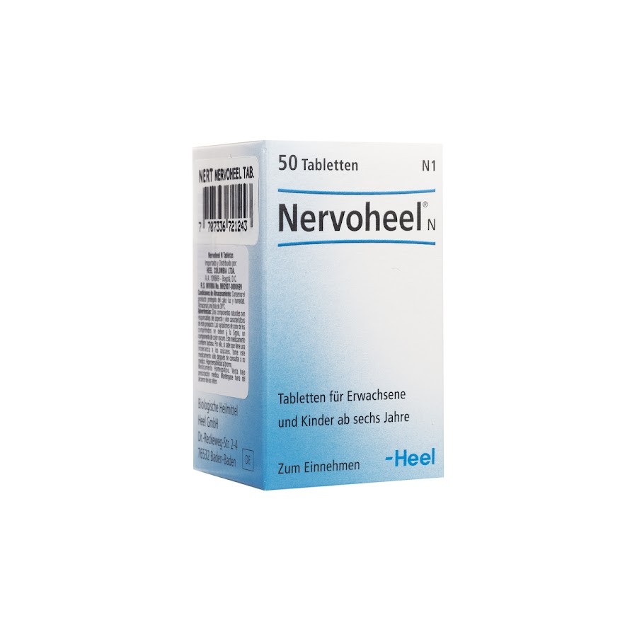 Nervoheel N Tabletas Caja x50Tab. Heel Acidum Phosphoricumstrychnos