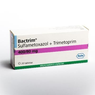 BACTRIM 400/80MG TABLETAS CAJA X20TAB ROCHE TRIMETOPRIM SULFAMETOXAZOL