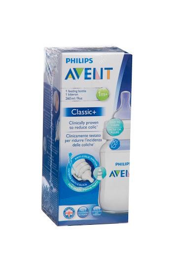 Tetero Philips Avent Classic+ 1M+ X9Oz. X1Und