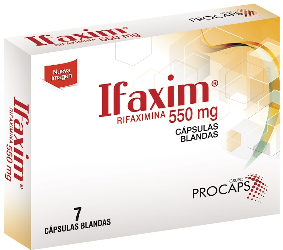 Ifaxim Procaps Rifaximina 550Mg Caja x 7Cap