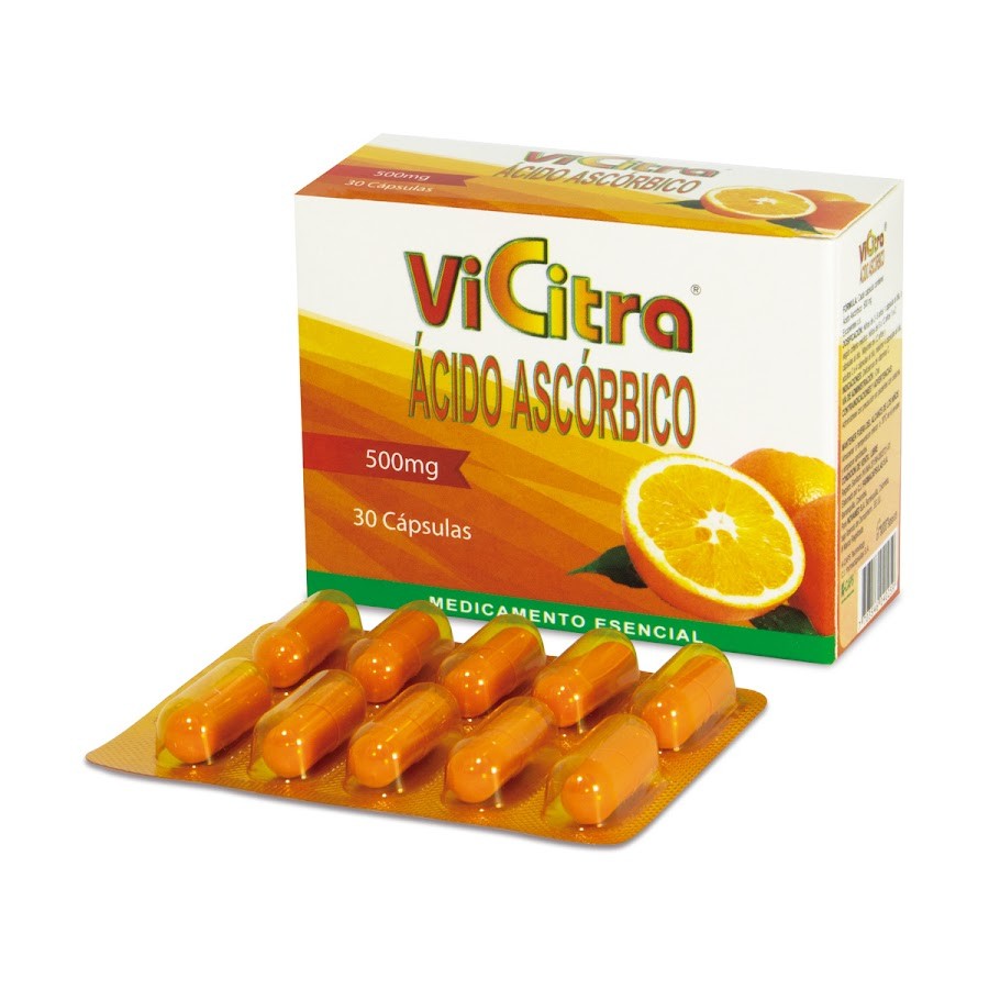 Vicitra 500Mg Acido Ascorbico Caja x 30Cap