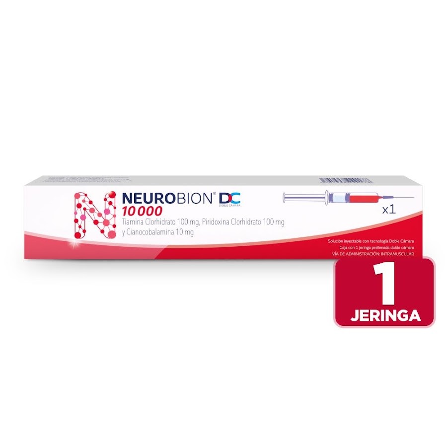 Neurobión DC 10 000 x1Amp. Merck Tiamina Piridoxina Cianocobalamina