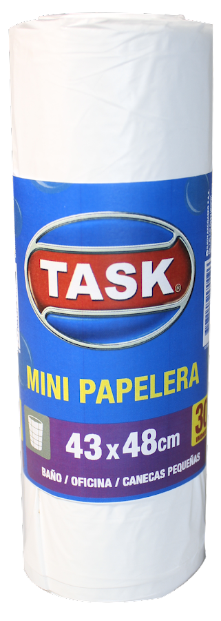 Bolsa Para Basura Color Blanco 43x48cm x 30Und